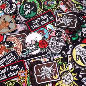 Vente en gros de patchs brodés personnalisés avec logo, à coudre ou à thermocoller, design sur mesure pour vêtements, chapeaux et sacs - Product Image 3