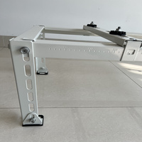Entreprise de fabrication de métaux personnalisée Support de climatiseur Support extérieur étanche pour condenseur Support de montage au sol AC