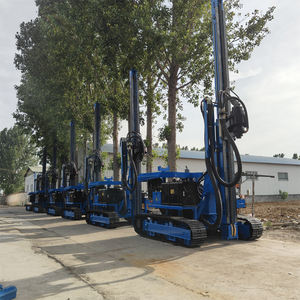 Fabrikant van fotovoltaïsche palenrammachines, kleine rups hydraulische boormachines met dieselmotor voor waterputten tot 40m. - Product Image 3