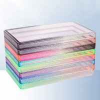 Étui de protection antichoc en TPU pailleté pour cartes gradées PSA BGS, protection antichoc en silicone dégradé pour cartes à collectionner