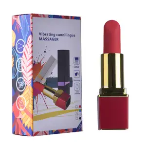 Peluru Mini 10 mode stimulasi puting klitoris lipstik Vibrator telur bergetar masturbasi mainan dewasa wanita