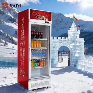 Vitrinas Refrigeradas para Supermercados, Enfriador de Bebidas Comercial con Puerta de Vidrio para Centros Comerciales, Enfriador de Bebidas de Una Puerta - Product Image 1