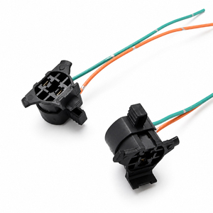 H7 LED Headlight Bulb <b>Adapter</b> Holder Socket Wiring Harness Connector for Hyundai Kia Mitsubishi Headlamp Base Retainer - Product Image 3
