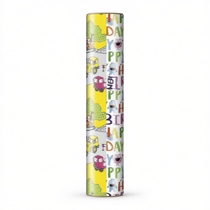 Papel para niños de 2m x 70cm, paquete de 60 unidades para decoraciones de fiestas de cumpleaños - Product Image 2