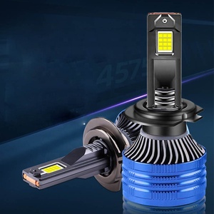 Vente bon marché QZ37 Feux de toit de voiture, phare LED de voiture, IP68, aluminium aéronautique, double tubes en laiton, ampoules de voiture rouges - Product Image 1