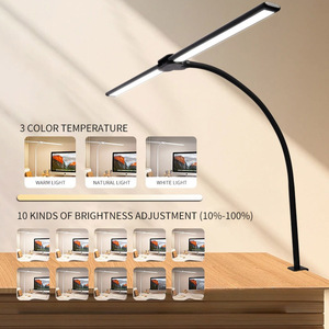73cm lớn mắt-chăm sóc bàn ánh sáng với vô cấp mờ có thể điều chỉnh linh hoạt cổ ngỗng <span class=keywords><strong>LED</strong></span> bàn đèn với kẹp cho đọc sách nghiên cứu - Product Image 3