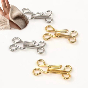 5-15 mét Brass móc và mắt đóng cửa nút thời trang có thể điều chỉnh Snap cho quần áo đồ bơi và đồ lót cho trang trí mục đích - Product Image 4