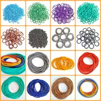 Joint torique en PTFE encapsulé PFA FEP, joint torique creux en caoutchouc FMK FPM, joint torique en silicone VMQ, catégorie de produits : joints