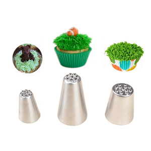 Embouts de pâtisserie en acier inoxydable 304 (petites, moyennes et grandes tailles) pour gâteaux Mont Blanc et douilles à crème - Ensemble d'outils de pâtisserie - Product Image 2