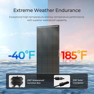 High-Efficiency <b>200W</b> Monocrystalline Silicon IBC <b>Solar</b> <b>Panel</b> TUV for 20.7% Efficiency Weather-Proof Compact Design - Product Image 4
