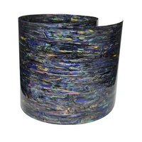 Tambour 0.5mm Instrument de musique Déco Celluloïd Feuille Bleu Abalone