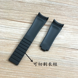 Cinturino per Orologio in Gomma Siliconica Impermeabile e Antipolvere da 20 mm per Rolex Submariner GMT Daytona con Estremità Piatta Rlx Jubilee Gmt - Product Image 3