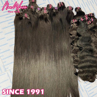 Extensions de cheveux naturels NewWave vierges, simples/doubles trames – Cheveux vietnamiens, brésiliens, indiens, trame double machine, toutes couleurs