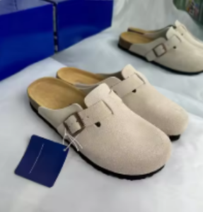 Zoccoli <span class=keywords><strong>Estivi</strong></span> Unisex Leggeri in Sughero, Ciabatte con Punta Chiusa in Vera Pelle, <span class=keywords><strong>Sandali</strong></span> per Uomo e <span class=keywords><strong>Donna</strong></span> - Product Image 4