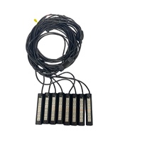 Lumière de roche de couleur RVB à huit gousses de haute luminosité avec télécommande sans fil de l'usine pour ATV/UTV/Offroad/Buggy Rock Light
