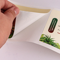 Étiquettes autocollantes personnalisées en vinyle BOPP imperméable pour l'impression d'emballages de bouteilles et de pots de boissons, jus et verres