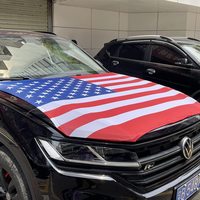Funda para Capó de Coche Personalizada al por Mayor, Nueva, de la India, con Tejidos Elásticos Lavables, Pancarta para Capó de Coche