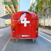 WECARE Imbisswagen Foodtruck Bar mobile Service de restauration Glaces Café Burgers Frites Remorque de cuisine entièrement équipée Remorque Food Truck