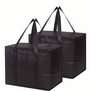 Bolsas de Compras Aisladas de Gran Capacidad, Plegables, Reutilizables, Bolsa Térmica Suave y Ligera para Entrega de Alimentos Calientes y Fríos - Product Image 2