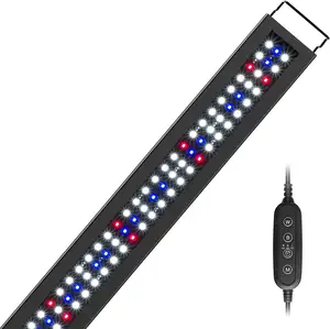 Luce per acquario d'acqua dolce da 30-36 pollici luce per acquario a led a spettro completo da 20W