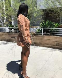 Veste de costume à franges pour femme, haute qualité, tendance - Product Image 5