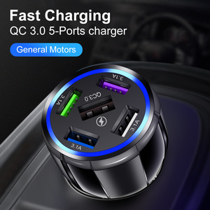 Chargeur Portable original pour voiture 5 en 1, OEM, 15A, qc <span class=keywords><strong>comn</strong></span>, Charge rapide, 5 ports Usb, 3.0 - Product Image 6