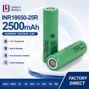 Bateria de Íon de Lítio Cilíndrica Original Samsung Grau A 18650 2500mAh 3000mAh 3500mAh 25R 30Q 35E 3.7V - Product Image 1