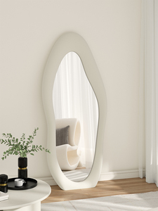 Gương toàn thân kính mạ crôm hiện đại cho phòng ngủ, cửa hàng quần áo người nổi tiếng trực tuyến, gương trang điểm Mango - Product Image 1