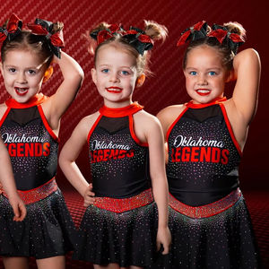 बाल गैंडे चीटिंग वर्दी सभी स्टार खुश नृत्य चीयरलीडर पोशाक क्रिस्टल गैंडा पहने - Product Image 2