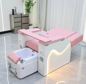 Silla de Pedicura y Manicura Eléctrica Grande con Luces LED de Colores, para el Cuidado de los Pies, con Masaje - Product Image 2