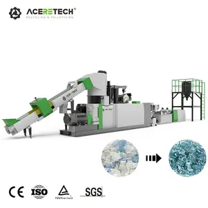 Easy To Operate ACS-PRO Plastic Pet Bottle Flakes Recycling PVB Film/Flakes Granulator Machine For Sale