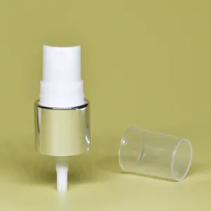 Spruzzatore della pompa di vetro della bottiglia di 18 mm per lo spruzzatore cosmetico dell'olio essenziale della bottiglia con i cappucci di plastica