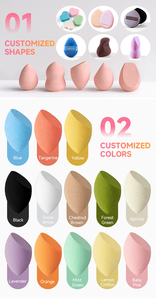 Poudre Compacte Personnalisée OEM/ODM Bleue en Forme de Carré, Super Douce, Écologique, Lavable, en Polyuréthane, Utilisation Humide et Sèche, Respectueuse de la Peau - Product Image 6