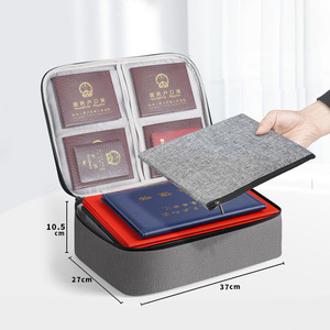 Multi Functional Waterproof Document Storage Bag Large Capacity Travel Passport Organizer Handbag For Trip - Product Image 3