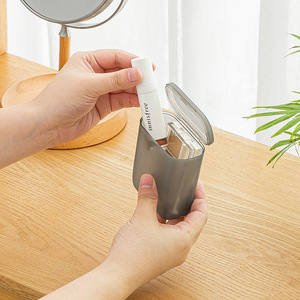 Caja de Almacenamiento de Cables A0604, Rectangular, Verde Mate, Organizador de Oficina Cubierto, Mini Cajón Portátil Tipo Soporte - Product Image 4