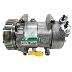 INTL-XZC302 For SANDEN 6V12 Auto A/C Compressor For PEUGEOT 206 307 CITROEN C2 C3 9646273880 9639078180