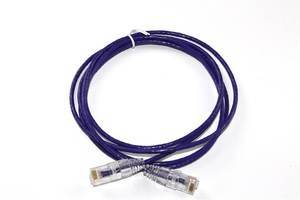 สายแพทช์อีเธอร์เน็ต Cat6a UTP แบบบางพิเศษ XXD <span class=keywords><strong>Pass</strong></span> test รุ่น Slim Thin Cat6 พร้อมหัวต่อ RJ45 ขนาด 28awg 8 แกน - Product Image 2