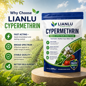 Cipermetrina 95% TC 5% EC 10% EC 20% EC <span class=keywords><strong>Insecticida</strong></span> Piretroide para el Control de Plagas de Pulgones y Gusanos del Maíz - Product Image 1