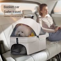 Vente en gros de poussettes pour animaux de compagnie, chien et chat, pliables, respirantes, portables, solides, de luxe, modernes, pour l'extérieur