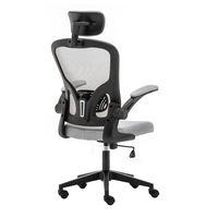 Anji Best-seller en usine Chaise en maille Vente en gros Chaises de bureau Chaise en maille bon marché avec accoudoir rabattable