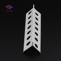 Profilé d'angle en PVC pour plâtre et cloisons sèches