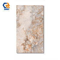 Carreaux Sinray 600x1200mm 10mm d'épaisseur, carreaux de sol et de mur en porcelaine moderne brillante, texture pierre, antidérapants, antibactériens, résistants aux acides