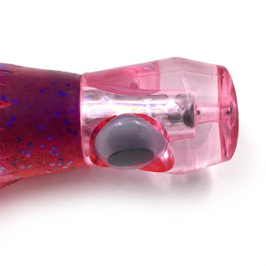 Venta al por mayor 6.5in 55g cabeza de resina luminoso suave resplandor pesca calamar señuelo - Product Image 4