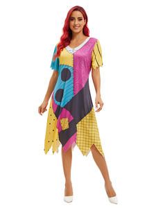 Costumes d'Halloween et <span class=keywords><strong>de</strong></span> Noël d'horreur pour la nuit, style européen et américain, transfrontaliers, pour homme, en polyester, avec robe Daisy à superpositions pour jeu <span class=keywords><strong>de</strong></span> rôle - Product Image 5