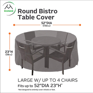 Housse de <span class=keywords><strong>Table</strong></span> de <span class=keywords><strong>jardin</strong></span>, couvre-meubles d'extérieur, Durable, de haute qualité, imperméable, offre spéciale - Product Image 2