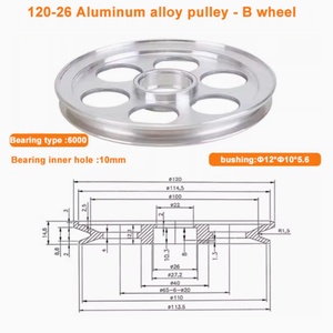D120 <b>Storage</b> Wire Pulley A/B With Bearing 6000-6902-6903 - Product Image 3