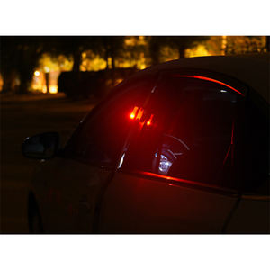 Lumière d'ouverture <span class=keywords><strong>de</strong></span> porte <span class=keywords><strong>de</strong></span> voiture Signal <span class=keywords><strong>de</strong></span> sécurité à LED 3D Bat Auto <span class=keywords><strong>Logo</strong></span> Car Motorcycle Car Decor Accessories - Product Image 3