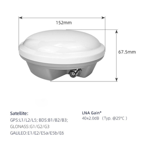 ATWE Modelo 35H Agricultura de Precisión RTK GNSS Banda L RHCP Polaridad PC Material SMA Conectividad GPS/GNSS Antena para Tractor - Product Image 3
