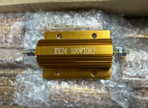 Résistance à boîtier en aluminium Rx24 haute puissance, résistances à boîtier doré <span class=keywords><strong>50</strong></span> Watts <span class=keywords><strong>250W</strong></span> 20 <span class=keywords><strong>OHM</strong></span> 100R - Product Image 5