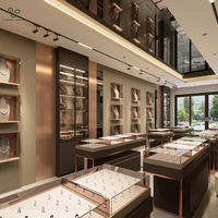 Vitrine de magasin de bijoux en verre personnalisée, présentoir de bijoux sur pied, comptoir de présentation pour centre commercial, magasin de bijoux